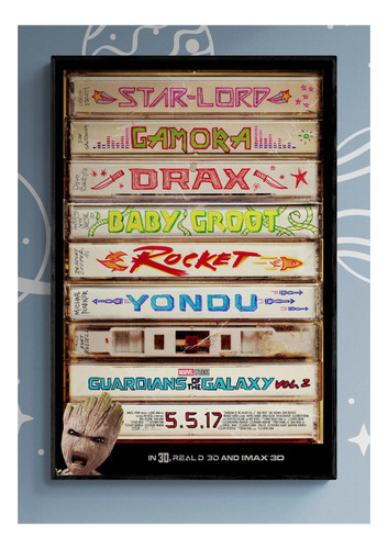 Guardians Of The Galaxy Vol.2 Poster (30 X 45 Cms)