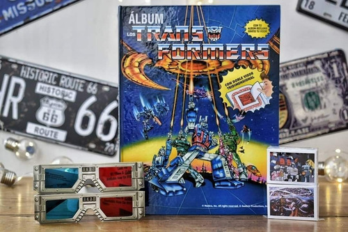 Álbum Los Transformers 3d En Tapa Dura