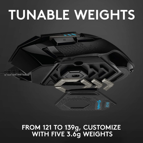 Imagen 4 de 11 de Logitech G502 Hero - Ratón Para Juegos (alto Rendimiento)