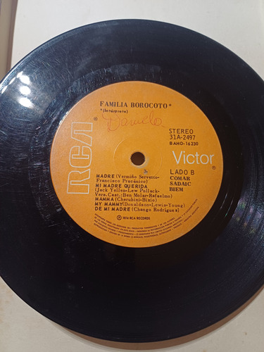 Disco Vinilo Original Simple Familia Borocotó (Usado)