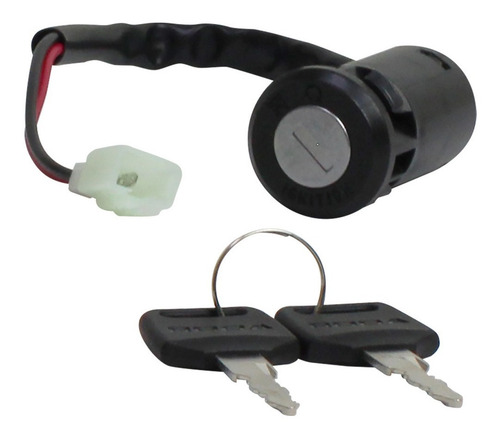 Switch Interruptor Encendido Moto Universal Adaptar 2 Cables