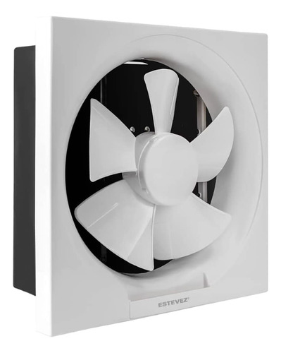 Extractor De Aire 8 PuLG Blanco P/ Baño Cocina Oficina 2 Pza