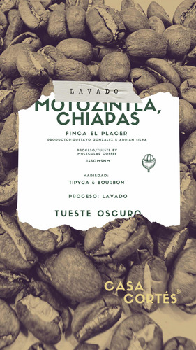 Cafe En Grano O Molido, Selección Especial Chiapas