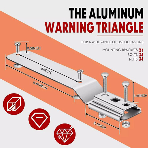 Letrero Triangular Para VehĂculos De Movimiento Lento,