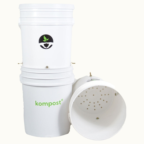 Imagen 3 de 9 de Compostera Eco Balcón Lombrices Compost 40 L Kompost® K C