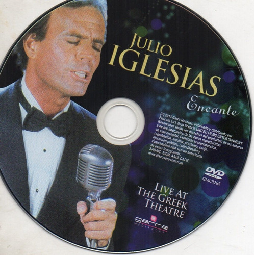 Dvd Julio Iglesias Encante