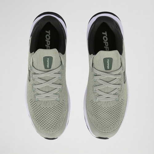 Zapatillas Running Topper Split Knitted Hombre By Stock Cent