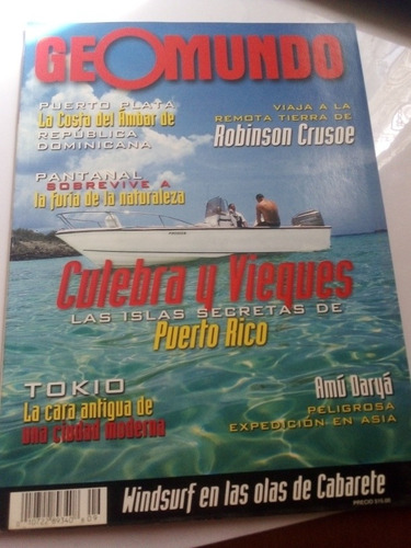 Revista Geomundo Septiembre 1999 Islas Secretas Puerto Rico