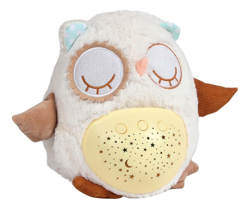 Naninha Musical Coruja Com Luzes E Som Utero Babygo 3410