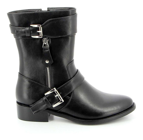 Bota Darkness Casual De Mujer Caña Baja