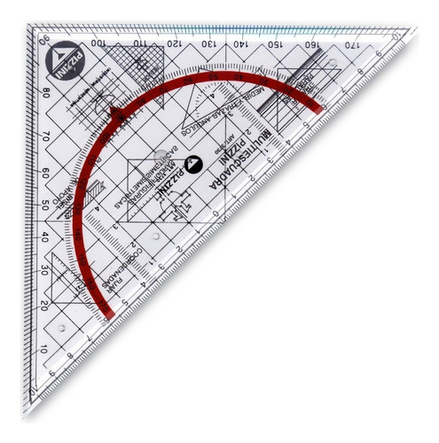 Multiescuadra Pizzini 20cm X 45º Dibujo Técnico - 3730