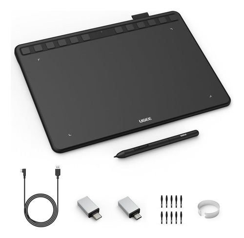 Tableta Dibujo Gráfico, Ugee S1060 Panel Dibujo Digital Con