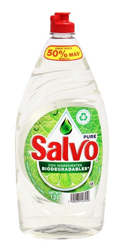 Lavatrastes Salvo Líquido Pure 1.2 Litros