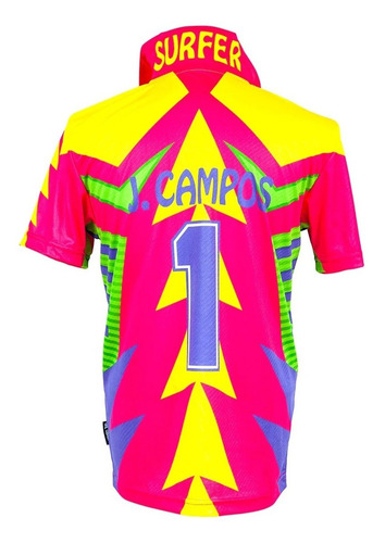 Imagen 8 de 8 de Conjunto Conmemorativo Jersey Y Gorra Jorge Campos Premium
