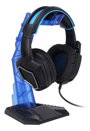 Base Soporte Audífonos Pro Gamer Azul
