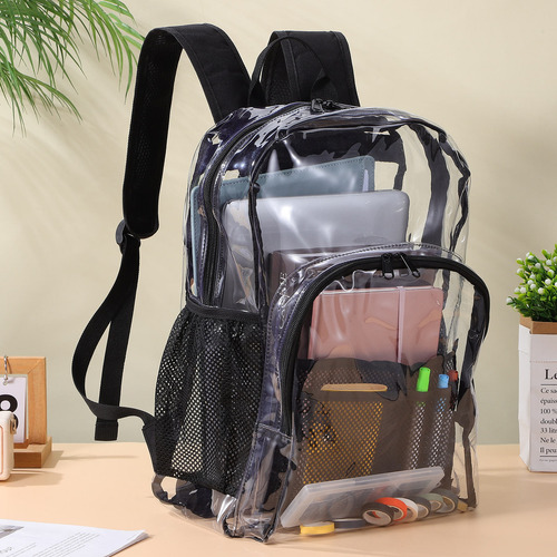 Mochila Transparente, Bolsa Resistente, Bolsa Deportiva Tran