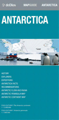Antartica Map Guide - Julian De Dios, De Julián De Dios. Editorial Dedios En Inglés