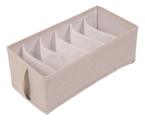 Organizador Colgante 6 Niveles Tela Plegable Dormitorio Color Gris