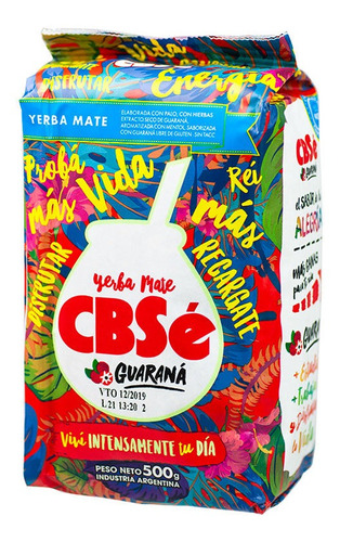 Yerba Mate Cbsé Guaraná 500g