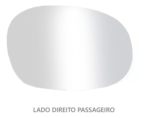 Imagem 2 de 5 de Lente Espelho Retrovisor C3 2004/2012 Lado Direito Ou Esquer