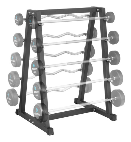 Rack Para Barras Con Peso Integrado Altera Soporte Gimnasio