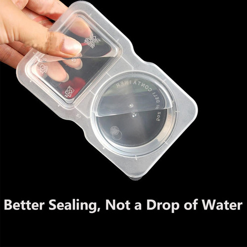 10/15/20/30/40/50 Pack Double Compartment Condiment