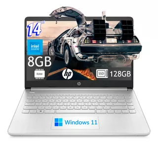 Laptop Hp 14 Intel Celeron N4120 128gb Ssd 8gb Ram 4 Nucleos