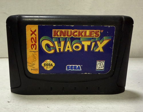 Knuckles Chaotix Sega 32x Original (Usado)