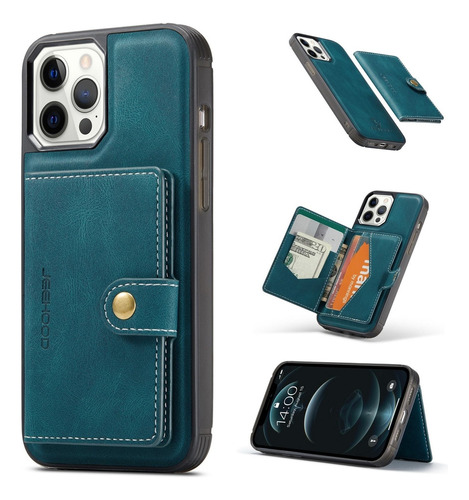 Funda Desmontable Magnética Retro Jeehood Para iPhone 13 Pro