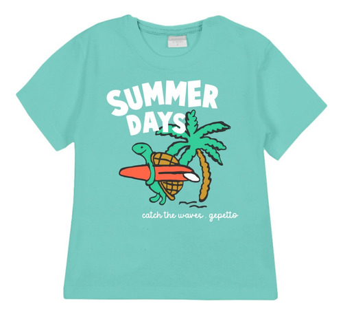 Remera Bebé Nene Estampa Summer Days T 18 A 48 Meses