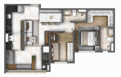 Imagem 2 de 27 de Apartamento À Venda No Bairro Ipiranga - São Paulo/sp - 109000003