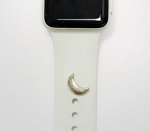 Pin Luna Plateada Para Smartwatch