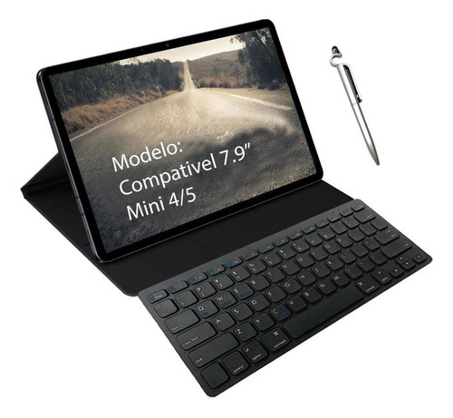 Capa + Teclado Para Galaxy Tab A 8 S-pen P200+pelicula Vidro