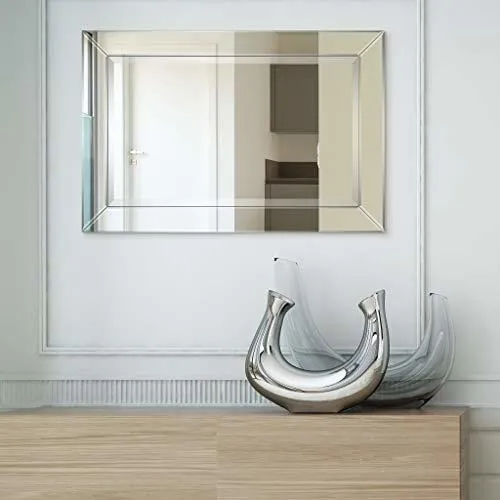 Empire Art Direct - Espejo De Pared Moderno Rectangular Con