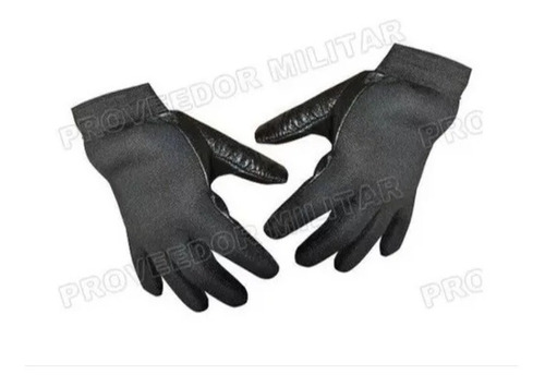 Guantes Tacticos De Piel Con Neopreno