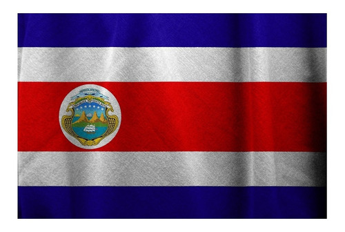 Bandera Costa Rica 1.50x90cm Exterior Grande