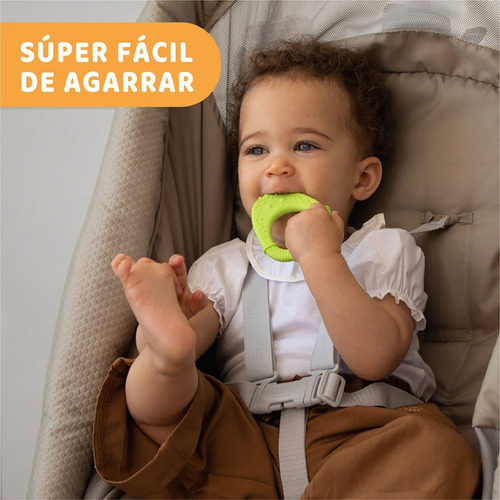 Imagen 3 de 3 de Mordillo Silicone Super Soft Palta Chicco 2m+