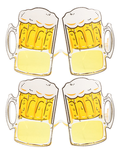 Set De 2 Anteojos Creative Beer Mug Para Disfraces, Escenari