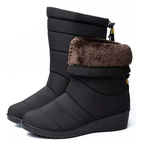 Bota Con Forro De Piel, Botas Impermeables Para Climas Extre