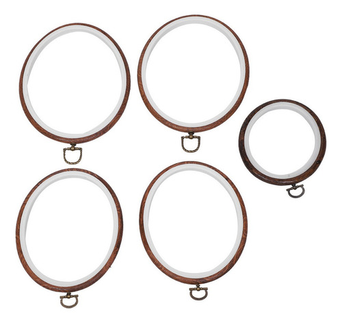 Anillo De Aro Circular De 5 Piezas De Anillos Bordados