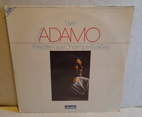 Salvatore Adamo Live Theatre Champs Elysees Vynil Lp 1981 (Usado)