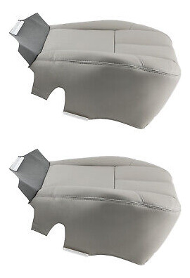 2 Pcs Rh & Lh Bottom Leather Seat Cover For Chevy Suburb Aag