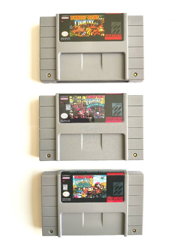 Donkey Kong Coutry 1, 2 Y 3 Para Super Nintendo