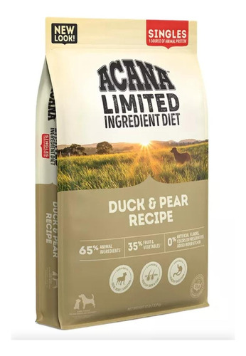 Alimento Acana Duck & Pear Recipe Para Perros 10.2kg.