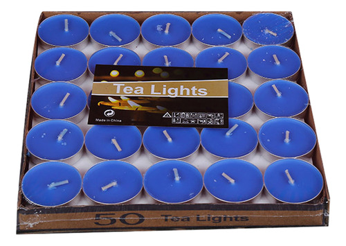 Velas De Té Flotantes Tipo Tabaco, 50 Unidades, Para Fiesta