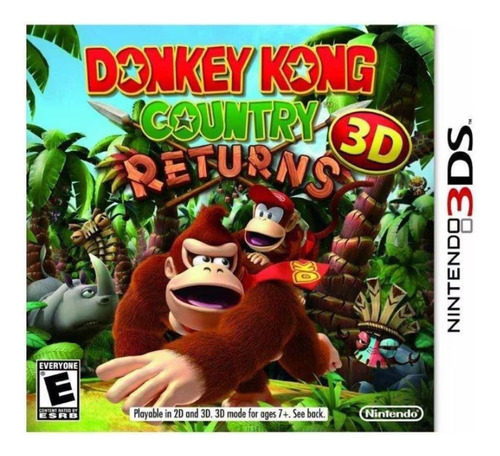 Donkey Kong Country Return 3d Nintendo 3ds Original