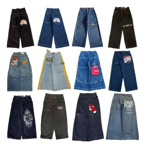 Vaqueros Vaqueros Anchos De Estilo Urbano Para Hombre - Casu
