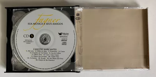 Cd Fagner - Sua Música E Seus Amigos Box 5 Cds - C/ Encarte