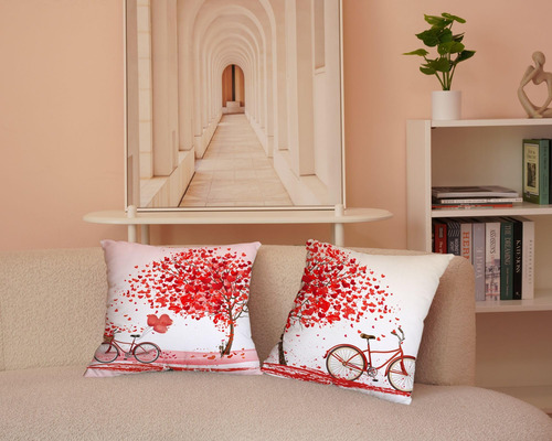 Guhoo Valentines Day Pillow Covers 16 X 16 Set Of 4 Spring F