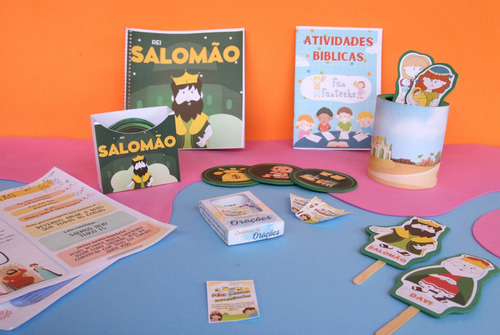 Kit Completo De Recursos Visuais Bíblicos - Salomão